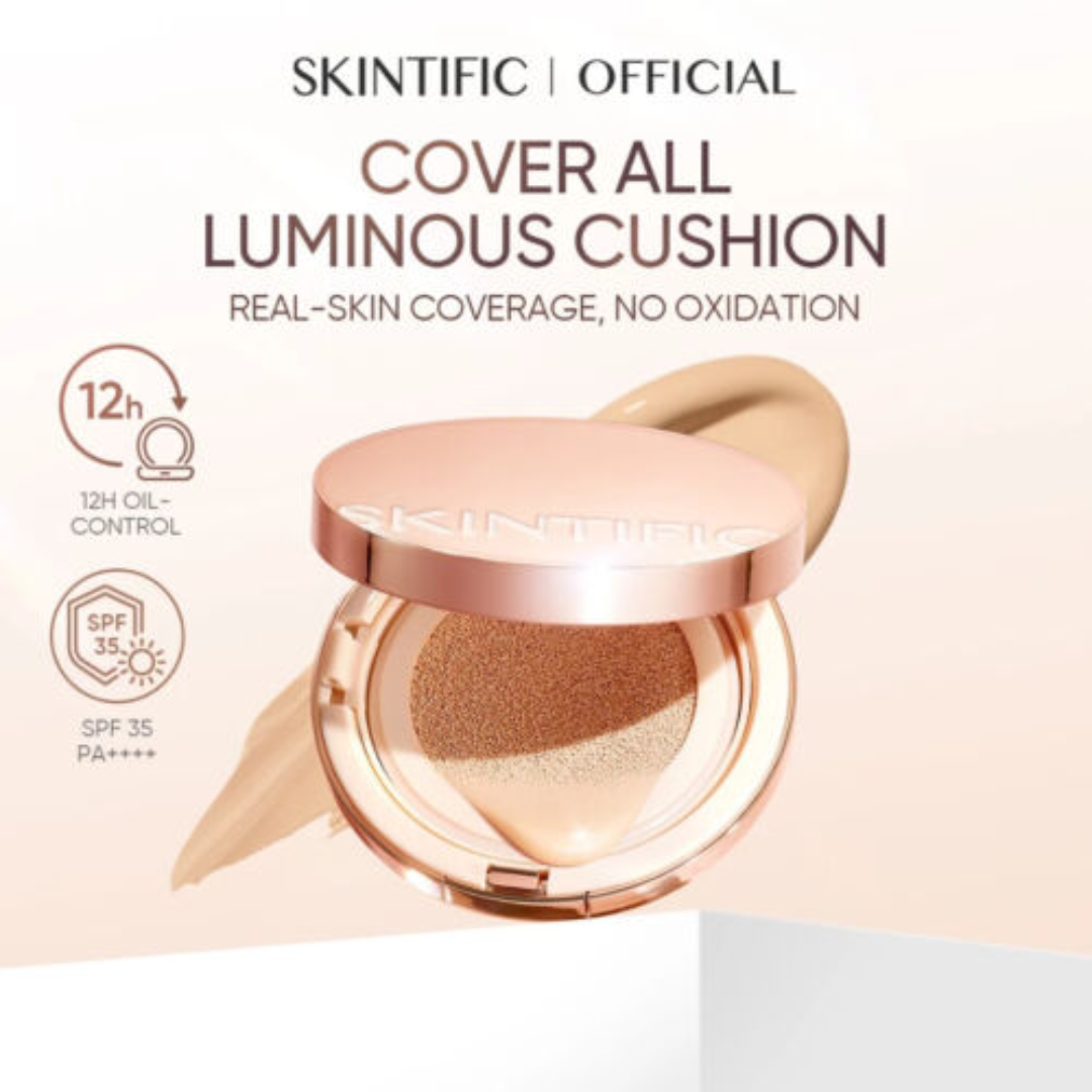 Skintific Cushion Foundation - Flawless, Long-lasting & Waterproof Base