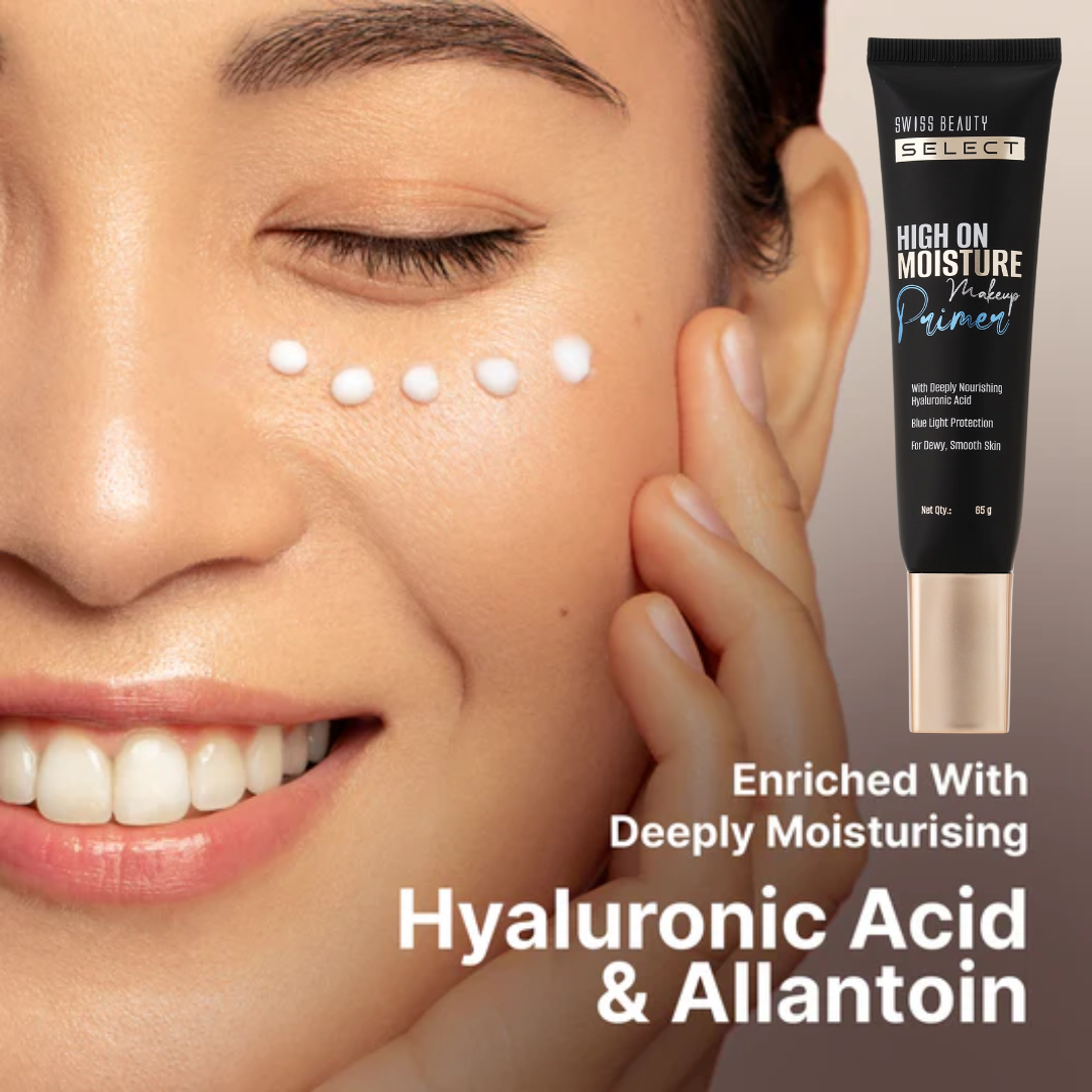 Swiss Beauty Select High On Moisture Makeup Primer – Hydration + Blue Light Protection