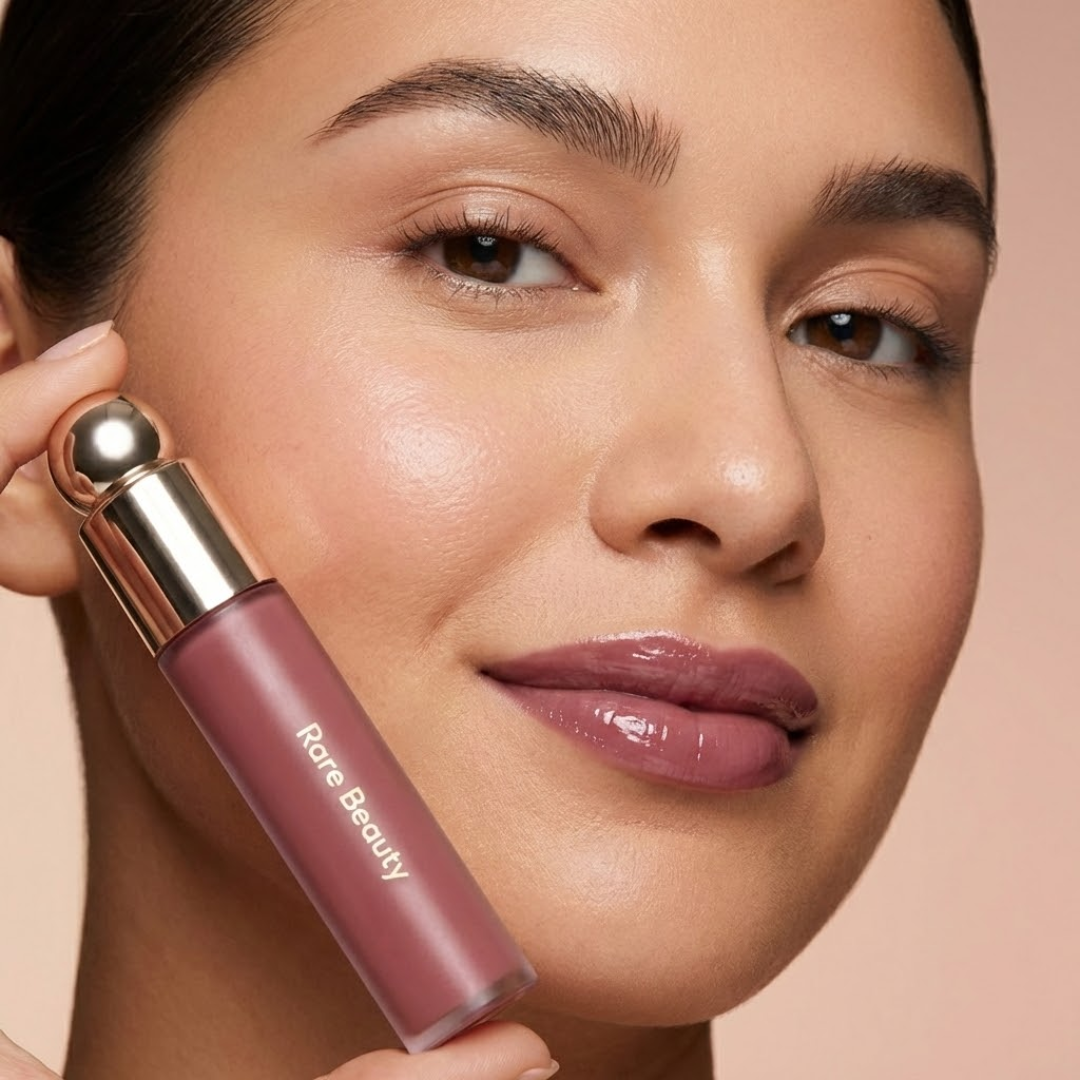 Rare Beauty Lip Oil Duo | Gel-to-Oil Formula, Hydrating & Non-Sticky, Vegan & Cruelty-Free (Pack of 2)