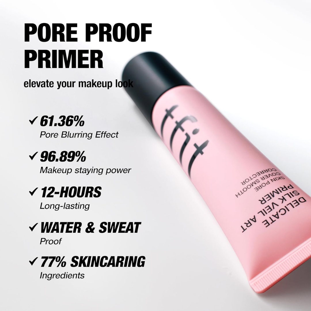 T Fit Hydrate Vanish Art Primer – Dewy Skin-Finish, Pore-Blurring & 12-Hour Hydration -  Best for Flawless Makeup Base