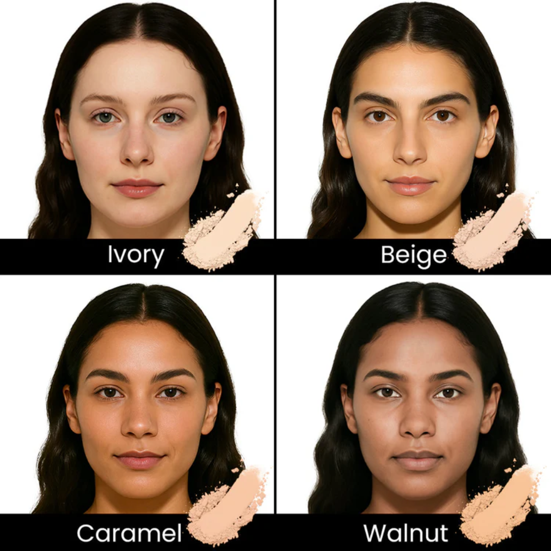 FLICKA Flawless Complexion Trio | 12-Hour Makeup Fixer + Silk Touch Primer + Matte Compact with SPF | Vitamin C Enriched, Skin-Friendly & Long-Lasting