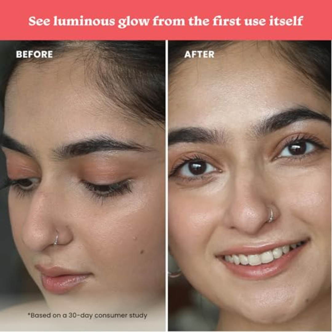 Foxtale Super Glow moisturizer + Primer (glowy & hydrated for smooth base and blur pores)