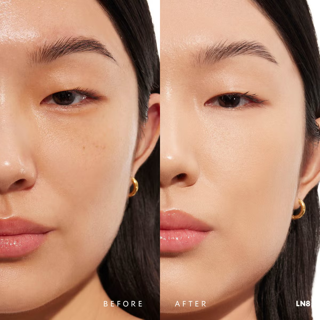 YSL All Hours Foundation – 24H Full Coverage, Natural Matte Finish – Flawless All Day Every Day – With SPF 30 – Lightweight, Transfer-Resistant – Suitable for All Skin Types – FREE Beauty Blender