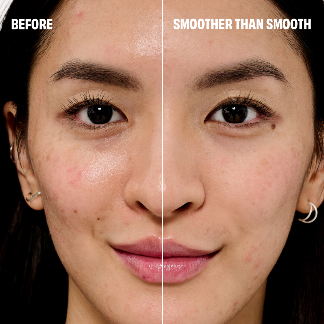 Makeup Revolution Skin Silk Duo: Luminous Serum Foundation & Under Eye Brightener Concealer & Beauty Blender