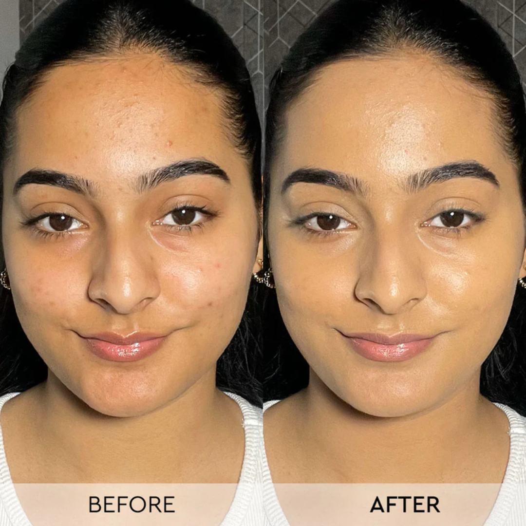 Dumy Luu High Coverage Liquid Foundation – Flawless Skin, All Day – Weightless Coverage, Airbrushed Finish – Natural Matte Glow – Buildable Coverage, Long Wear – FREE Stippling Brush
