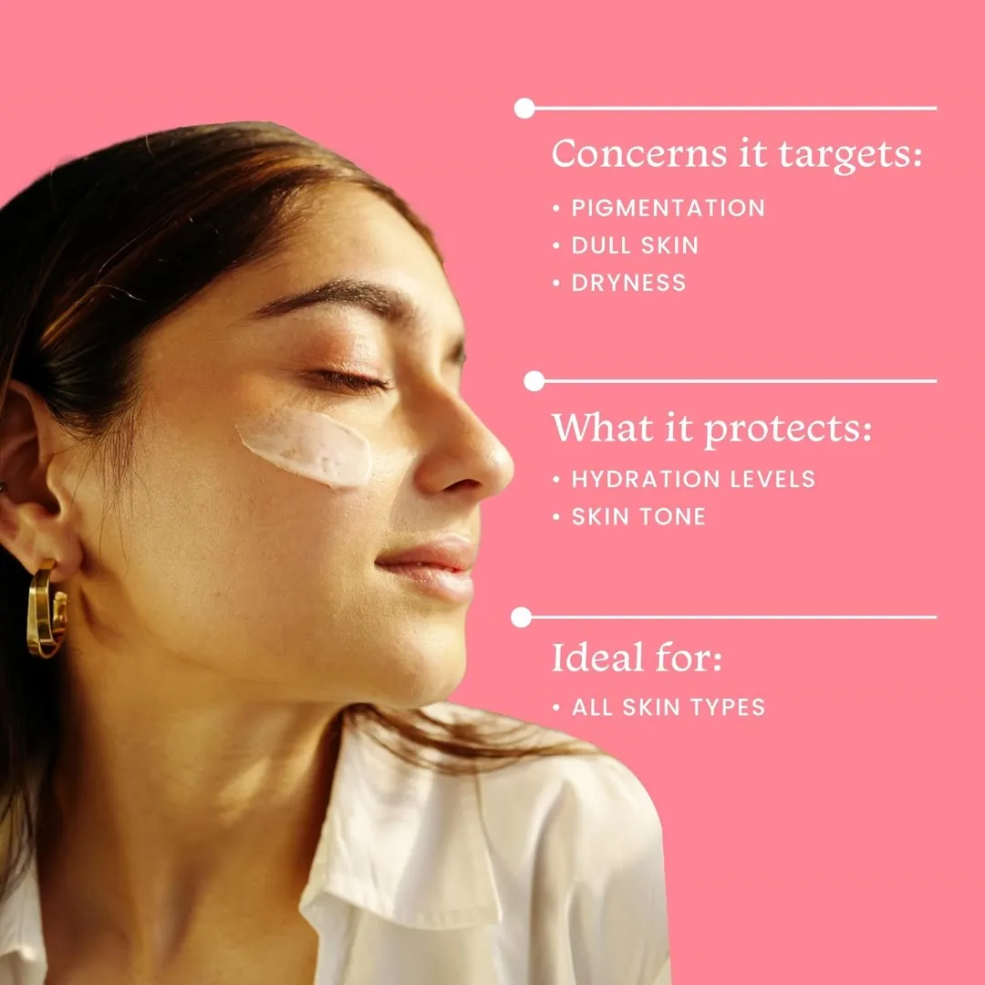 Foxtale Super Glow moisturizer + Primer (glowy & hydrated for smooth base and blur pores)