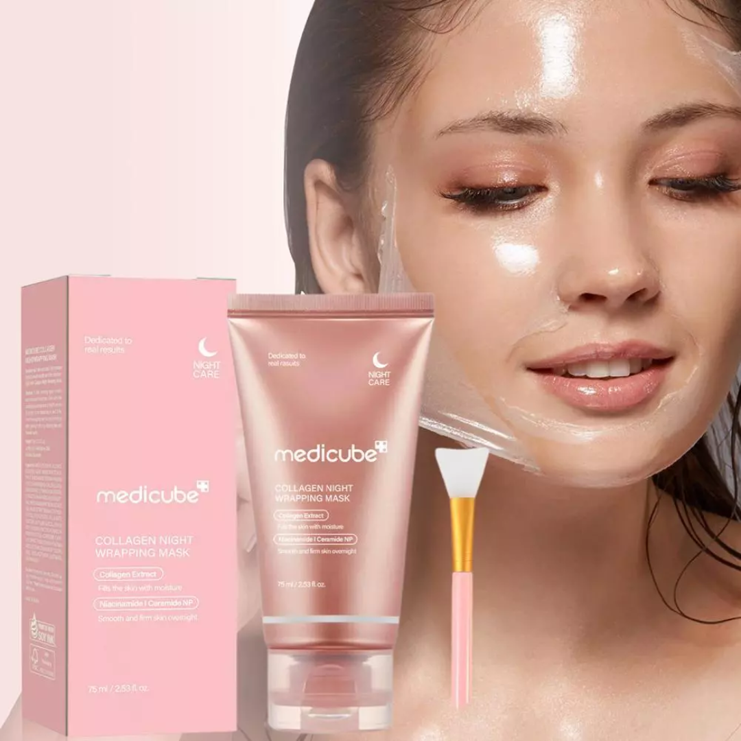Buy Collagen Night Wrapping Mask and Get Applicator Free