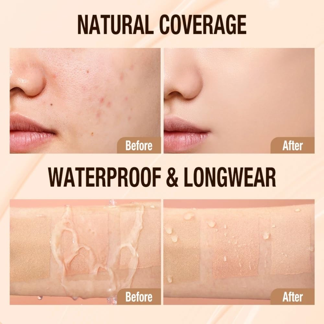 Makeup Revolution Ultimate Glow Bundle: Skin Silk Serum Foundation & Multi Glow Balm | Hydrating & Radiant Skin Duo
