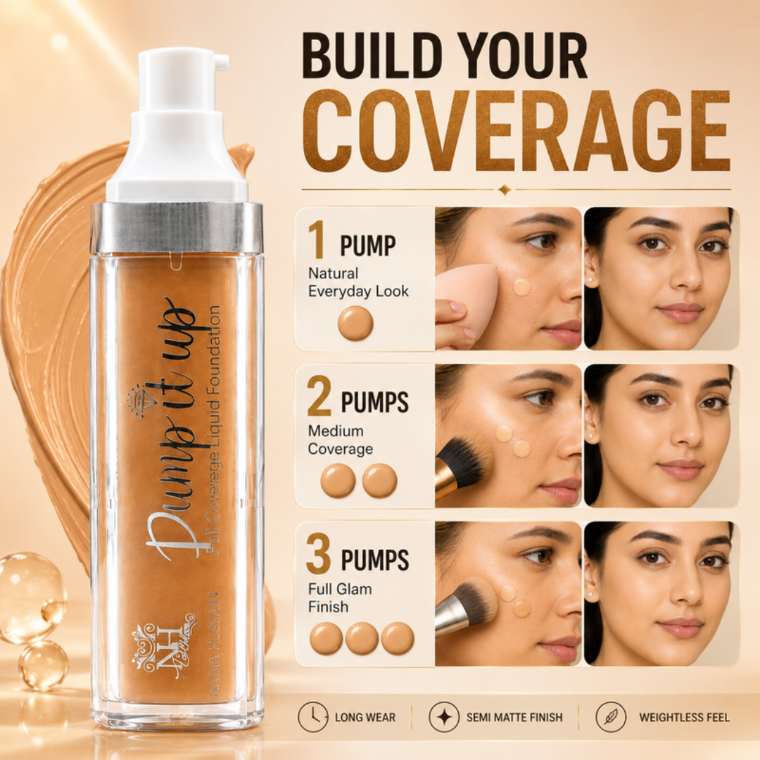Dumy Luu High Coverage Liquid Foundation – Flawless Skin, All Day – Weightless Coverage, Airbrushed Finish – Natural Matte Glow – Buildable Coverage, Long Wear – FREE Stippling Brush
