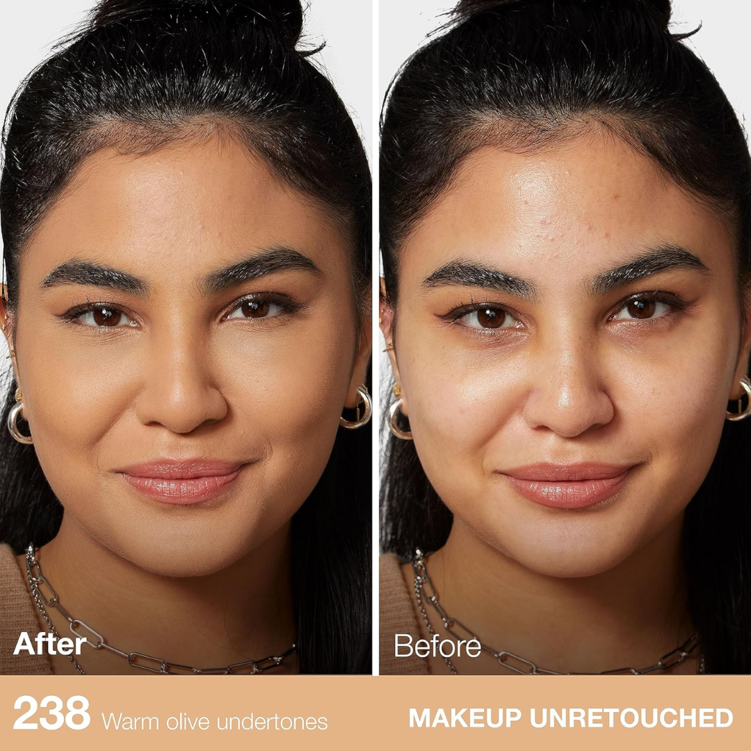 Makeup Revolution Ultimate Glow Bundle: Skin Silk Serum Foundation & Multi Glow Balm | Hydrating & Radiant Skin Duo