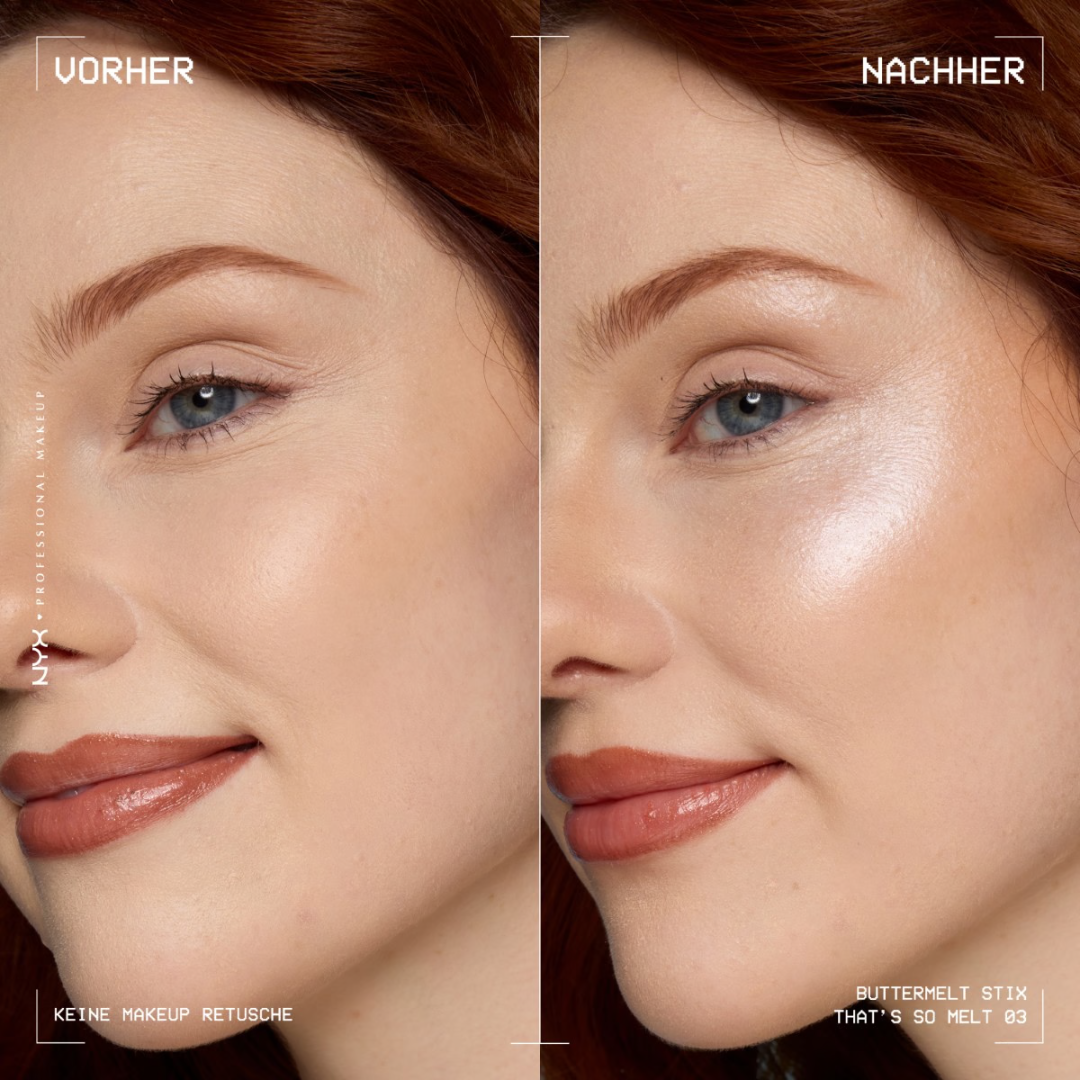 NYX Professional Makeup Buttermelt Highlighter Stix | 8-Hour Wear, Buildable High-Shine Finish | Glass Skin Radiance, Buttery Smooth Blend, Long-Lasting Glow