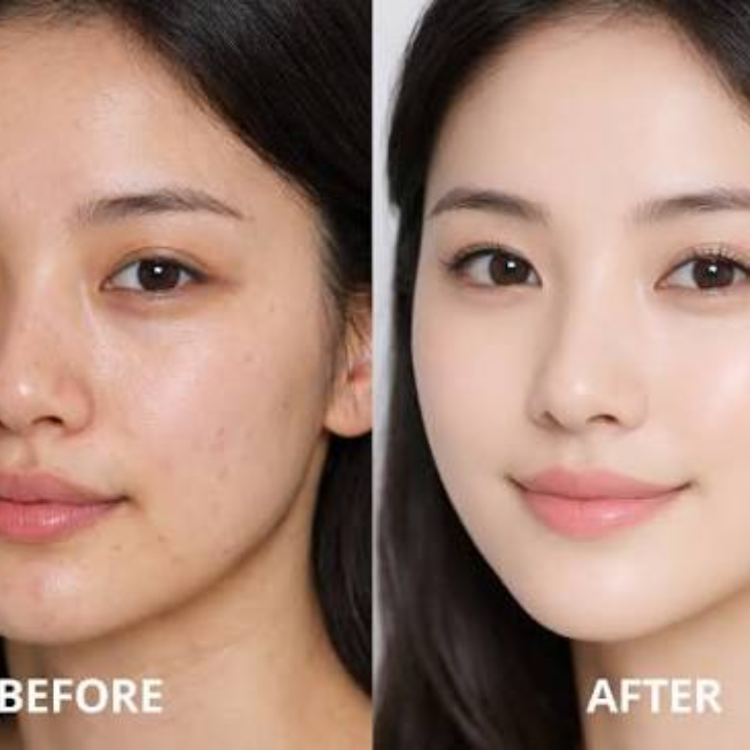 Dumy Luu High Coverage Liquid Foundation – Flawless Skin, All Day – Weightless Coverage, Airbrushed Finish – Natural Matte Glow – Buildable Coverage, Long Wear – FREE Stippling Brush