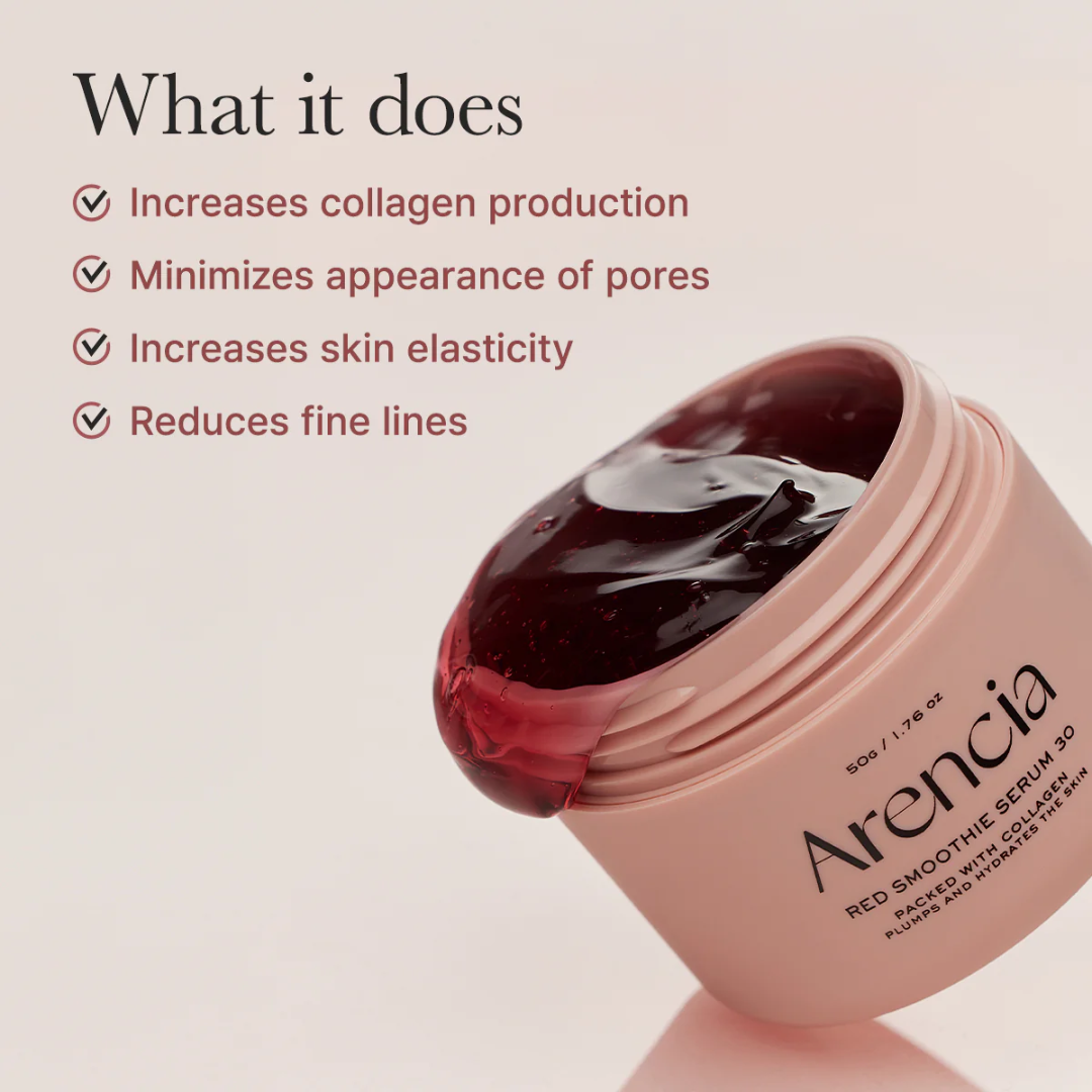 Arencia Fresh Red Glow Booster Serum - Even, Bright & Glass Skin